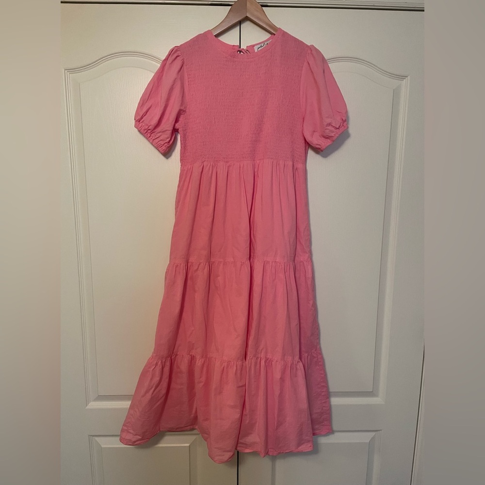 Petal and Pup Pink maxi dress